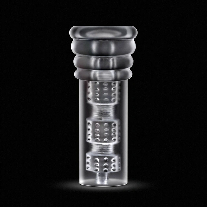 Мастурбатор Blush Rize – Luz Glow in the Dark Masturbator – Clear, всасывание, светится в темноте