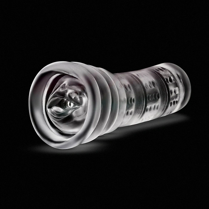 Мастурбатор Blush Rize – Luz Glow in the Dark Masturbator – Clear, всасывание, светится в темноте