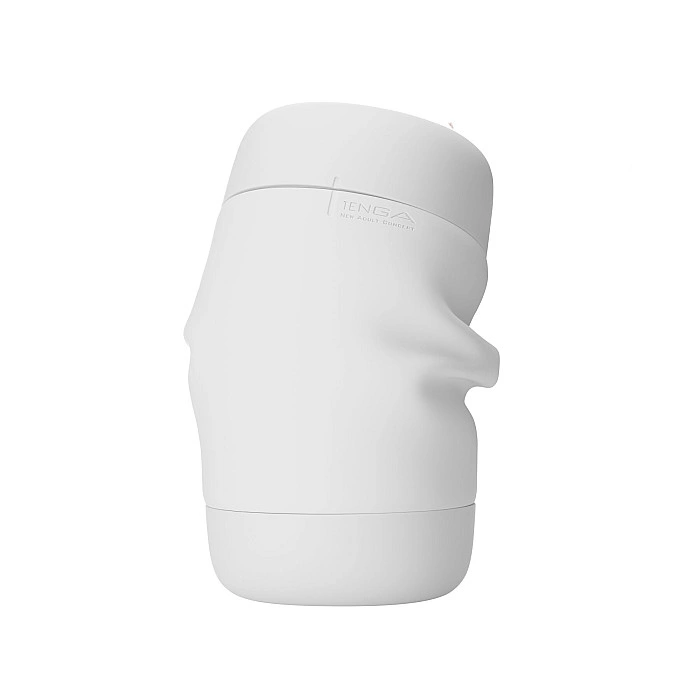 Мастурбатор TENGA PUFFY SUGAR WHITE, ультрамягкий материал, многоразовый, сквозной