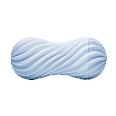 Мастурбатор Tenga FLEX Bubbly Blue с изменяемой интенсивностью, можно скручивать, вакуум