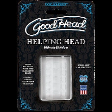 Мастурбатор Doc Johnson GoodHead - Helping Head ULTRASKYN, супер помічниця для мінету