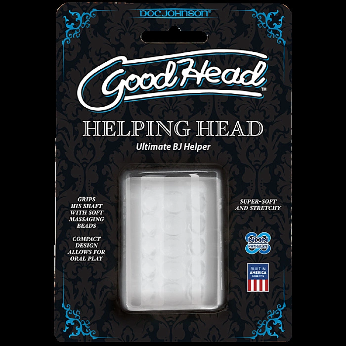 Мастурбатор Doc Johnson GoodHead - Helping Head ULTRASKYN, супер помогалочка для минета