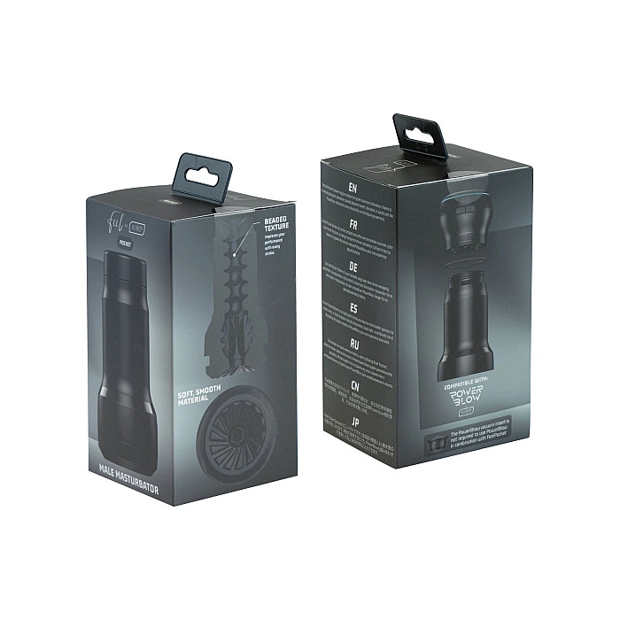Мастурбатор Kiiroo Feel Pocket, совместим с интерактивной насадкой PowerBlow