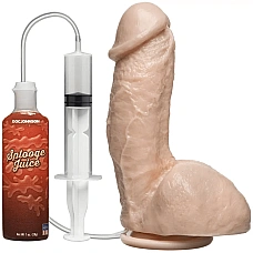 Фалоімітатор, що кінчає Doc Johnson The Amazing Squirting Realistic Cock, ПВХ, діаметр 5,1см