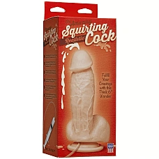 Фалоімітатор, що кінчає Doc Johnson The Amazing Squirting Realistic Cock, ПВХ, діаметр 5,1см