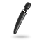 Вибромассажер Satisfyer Wand-er Woman (Black/Gold), водонепроницаемый, мощный, размер XXL