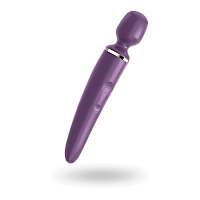 Вибромассажер Satisfyer Wand-er Woman (Purple/Gold) водонепроницаемый, мощный, размер XXL