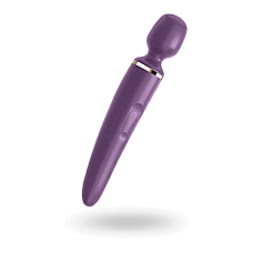 Вибромассажер Satisfyer Wand-er Woman (Purple/Gold) водонепроницаемый, мощный, размер XXL