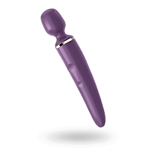 Вибромассажер Satisfyer Wand-er Woman (Purple/Gold) водонепроницаемый, мощный, размер XXL