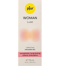 Жидкий вибратор для клитора pjur Woman Lust 15 мл, на водной основе, с эффектом мурашек