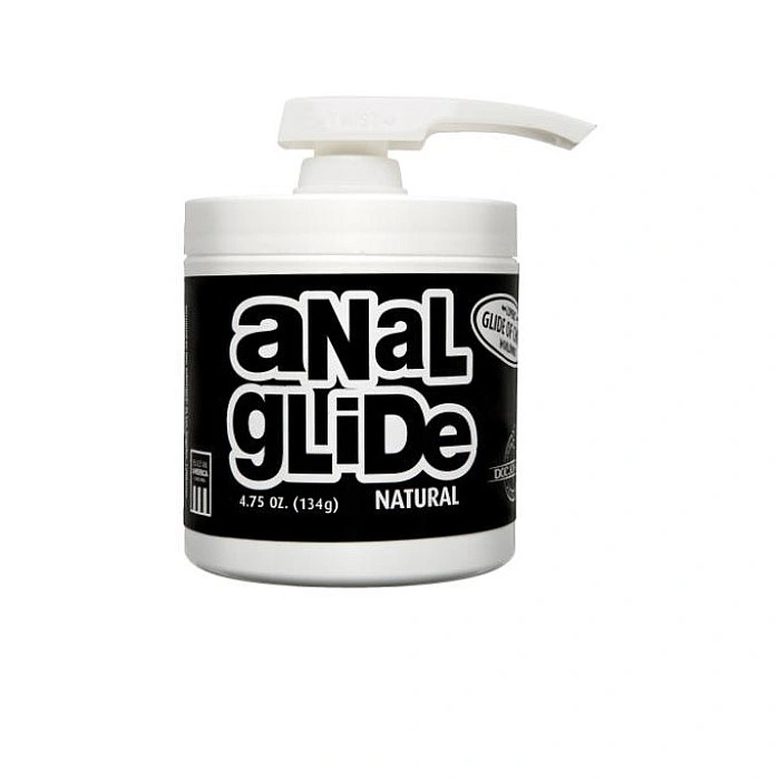 Анальна змазка на олійній основі Doc Johnson Anal Glide Natural (127 г) тривале ковзання