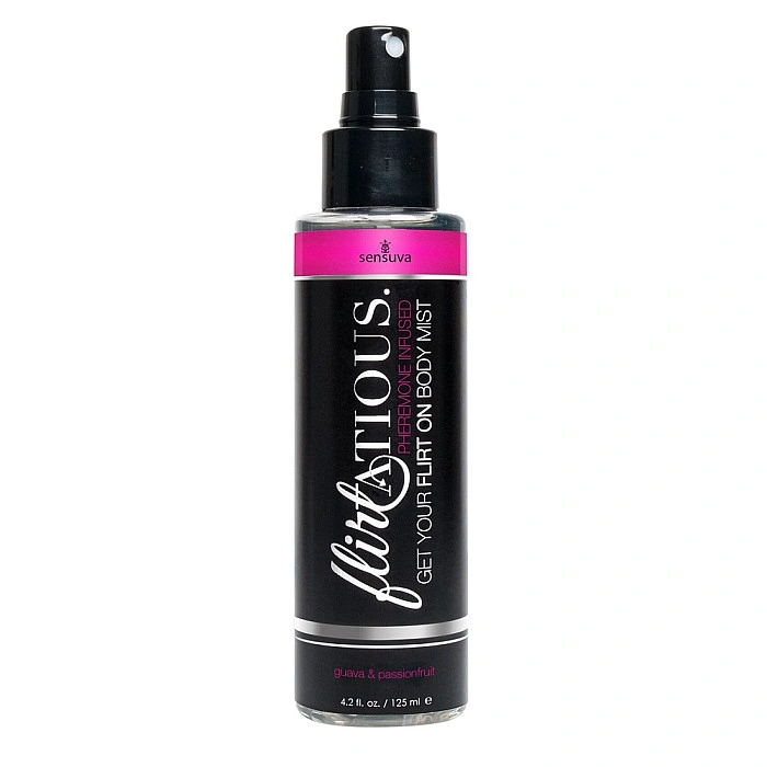 Спрей-мист для тела с феромонами Sensuva Flirtatious Vanilla, Sugar, & Sweet Pea (125 мл)