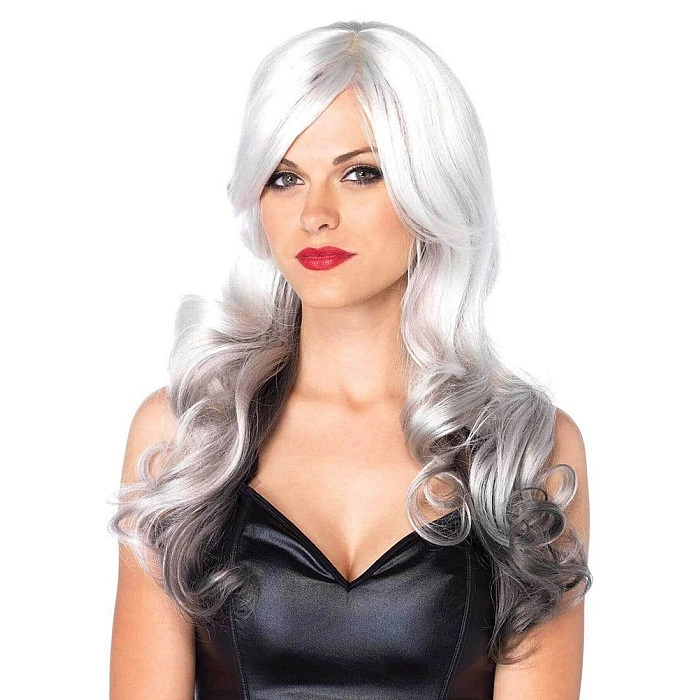 Leg Avenue Allure Multi Color Wig Black/Purple