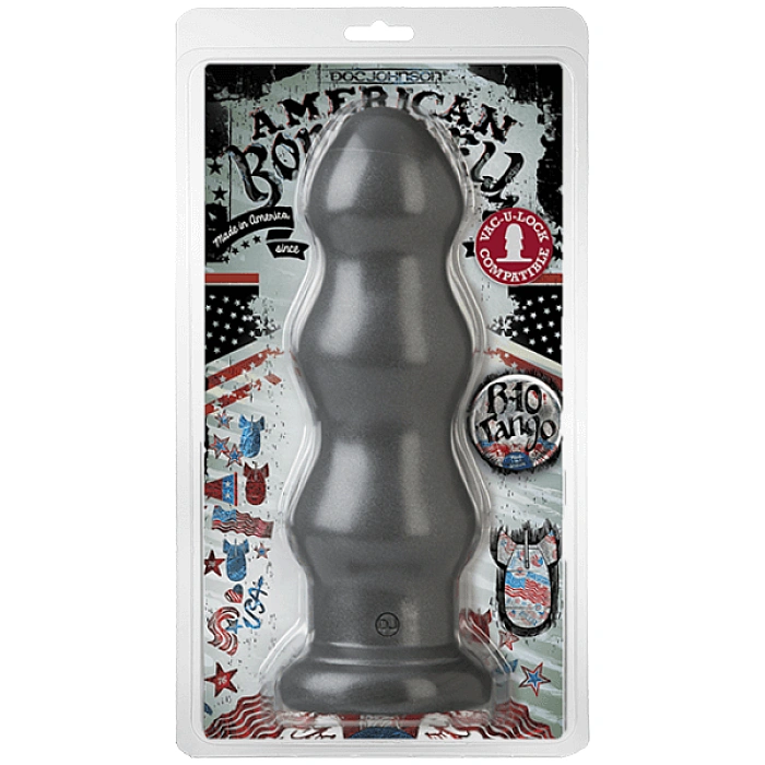 Анальна втулка для фістингу Doc Johnson American Bombshell - B-10 Tango - Gun Metal, діаметр 8,1см