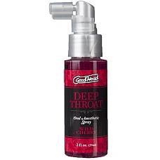 Спрей для мінету Doc Johnson GoodHead DeepThroat Spray - Wild Cherry 59 мл для глибокого мінету