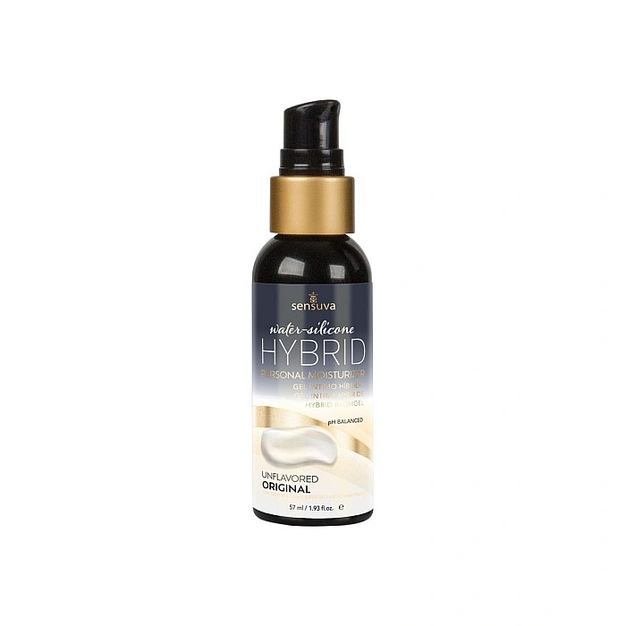 Смазка водно-силиконовая Sensuva Hybrid Formula (57 мл) без сахара, подходит для оральных ласк