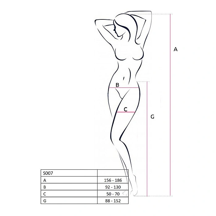 Эротические колготки-бодистокинги Passion S023 One Size, Red, имитация чулок с ромбами и пояском