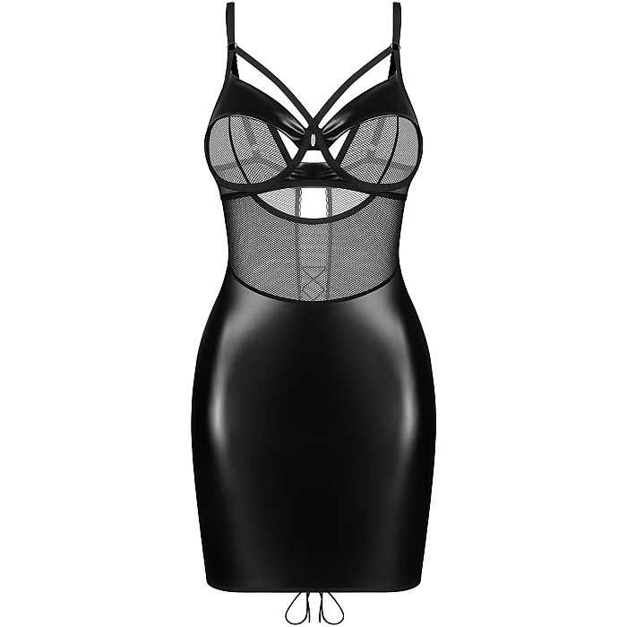 Сорочка Obsessive Dominna chemise & thong L/XL