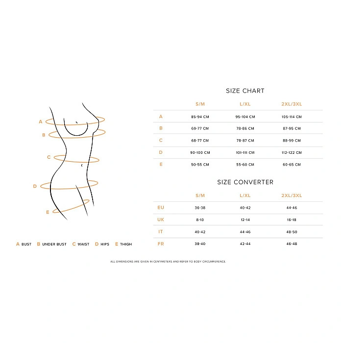 Сорочка Obsessive Euridia chemise & tanga M/L