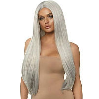 Парик Leg Avenue 33″ Long straight center part wig Grey