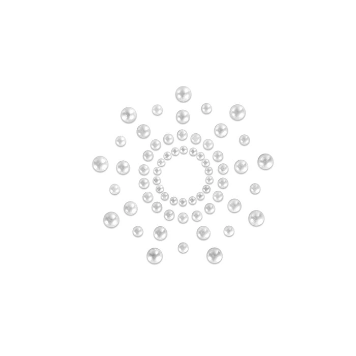 Пэстис из кристаллов Bijoux Indiscrets - Mimi Pearl, украшение на грудь