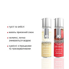 Набір лубрикантів System JO Sweet&Bubbly — Champagne & Chocolate Covered Strawberry (2×60 мл)