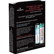 Подарунковий набір Sensuva Lips & Nips Pleasure Kit - Chocolate Peppermint 2 x 4г