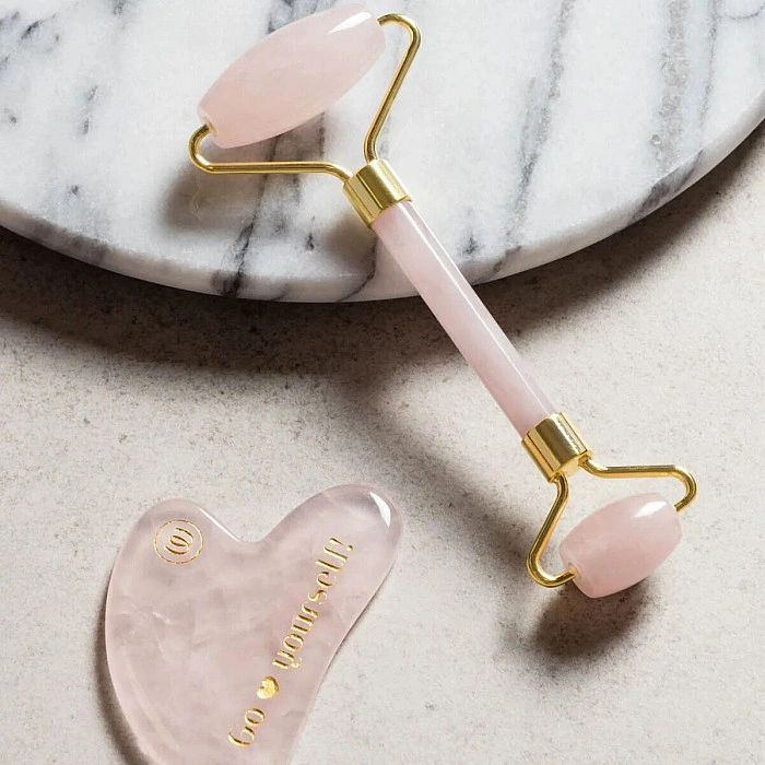 Набір масажерів гуаша Womanizer Gua Sha Set, ролер та скребок