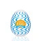 Мастурбатор-яйцо Tenga Egg Wind с зигзагообразным рельефом