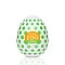 Мастурбатор-яйцо Tenga Egg Stud с шестиугольными выступами