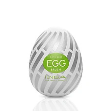 Мастурбатор-яйцо Tenga Egg Brush с рельефом в виде крупной щетины