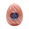 Мастурбатор-яйцо Tenga Egg Spiral, плотный TPE, пробник лубриканта 5 мл