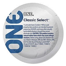 Презерватив ONE Classic Select Contest Collection, 1 шт, гладкий, со смазкой, дизайнерская упаковка