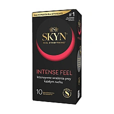 Безлатексные премиум-презервативы SKYN Intense Feel 10 шт, точечный рельеф