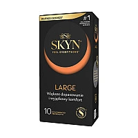 Безлатексные премиум-презервативы SKYN Large 10 шт, увеличенный размер