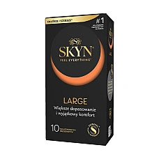 Безлатексные премиум-презервативы SKYN Large 10 шт, увеличенный размер