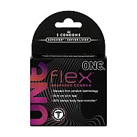Презервативи ONE Flex Graphene Condom 3 шт, картонна коробка