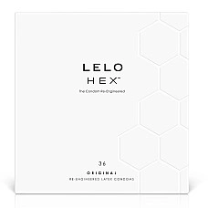 Презервативи LELO HEX Condoms Original 36 Pack, тонкі та суперміцні