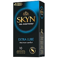 Безлатексные премиум-презервативы SKYN Extra Lube 10 шт, на 40 % больше смазки