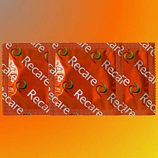 Презервативи Recare Color Fruit Flavour Condoms 3 шт, аромати: м'ята, банан, полуниця