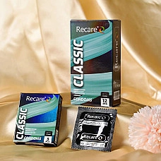 Презервативи Holographic Recare Classic Condoms 3 шт, класичні