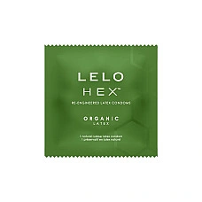 Презервативи LELO HEX Condoms Organic 3 Pack, тонкі та суперміцні