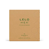 Презервативы LELO HEX Condoms Organic 36 Pack, тонкие и суперпрочные