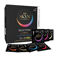 Безлатексные премиум-презервативы SKYN Selection: Original+Intense Feel+Elite Extra Lubricated, 35шт