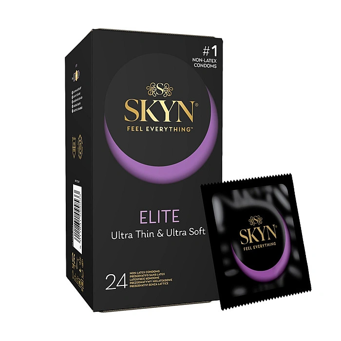 Безлатексные премиум-презервативы SKYN Elite 24 шт, ультратонкие