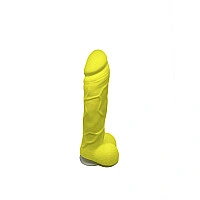 Крафтовое мыло-член с присоской Чистий Кайф Yellow size L, натуральное