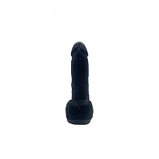 Крафтове мило-член із присоскою Чистий Кайф Black size S натуральне