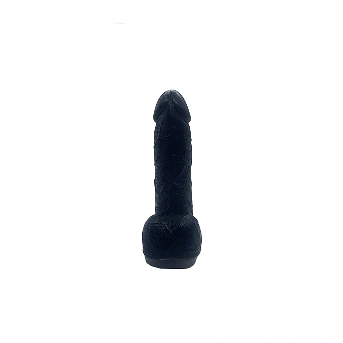 Крафтовое мыло-член с присоской Чистий Кайф Black size S натуральное