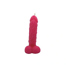 Свеча в виде члена Чистый Кайф Pink size L, для возбуждающей атмосферы