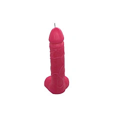 Свеча в виде члена Чистый Кайф Pink size L, для возбуждающей атмосферы